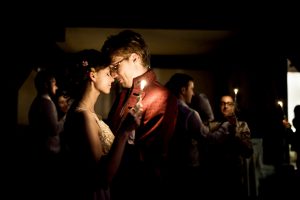 romantyczny taniec świetlisty