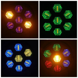 Retro lampa YUER 7x50W RGB LED